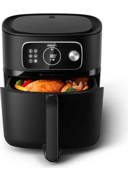 Sağlıklı ve Pratik Kullanım Için 7000 Serisi Airfryer Combi Xxl 2200W