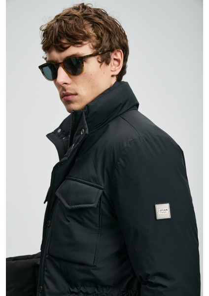 Kaz Tüylü Regular Fit Dik Yaka Fermuarlı Mont Erkek Mont 112120254 indirimleri