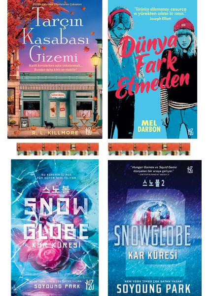 Tarçın Kasabası Gizemi, Dünya Fark Etmeden, Snowglobe-1-2(4kitap)