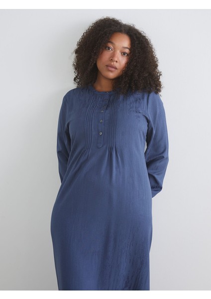 Yeni Sezon Büyük Beden Bisiklet Yaka A Kesim Elbise modelleri