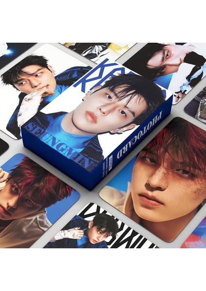 Stray Kıds Seungmin '' Karma '' Çift Yön Baskılı Lomo Card Seti