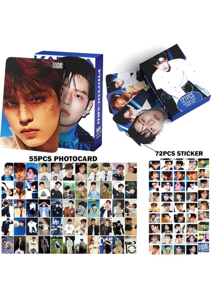 Stray Kıds Seungmin '' Karma '' Çift Yön Baskılı Lomo Card Seti modelleri