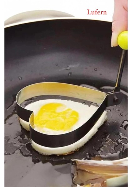Paslanmaz Çelik Kalp Şekilli Kızartma Kalıbı Yumurta Omlet Krep Pankek Pancake Pişirme Kalıbı fiyatları