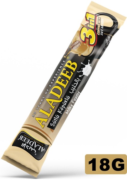 3'ü 1 Arada Sütlü Köpüklü 48'li Fırsat Paketi Ekonomik Hazır Kahve