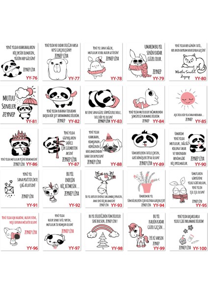 Kişiye Özel Ilginç Konsept Hediye Kutu - 6 Adet Sürpriz Mesajlı Şans Kurabiyesi