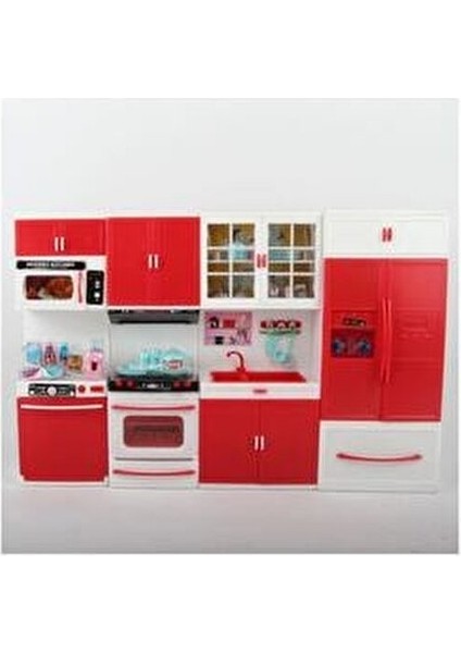 Işıklı ve Sesli 3D Mutfak Seti Kız Çocuklar İçin 2-4 Yaş Arası Eğlenceli Oyun modelleri