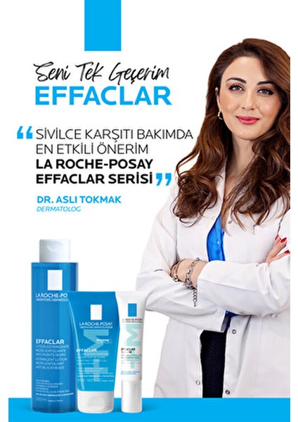 Yüz Bakım Seti: Effaclar Yüz Temizleme Jeli 50 ml, Tonik 200 ml ve Effaclar Duo+M Yağlı Ciltler İçin fırsatları