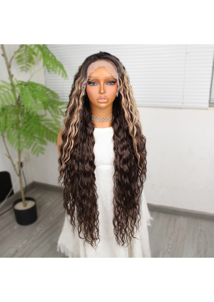 Kahverengi Balköpüğü Işıltılı Fiber Sentetik Tül Peruk fiyatları