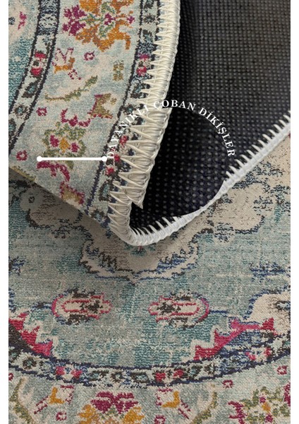 Modern Dekoratif Yıkanabilir Kaymaz Taban Halı – İnce, Yumuşak Salon Halısı, Mutfak Halısı ve Yolluk