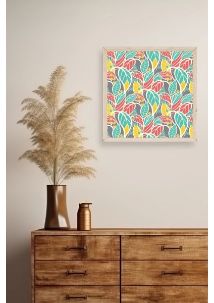 Yaprak Ahşap Çerçeveli Tablo fiyatları