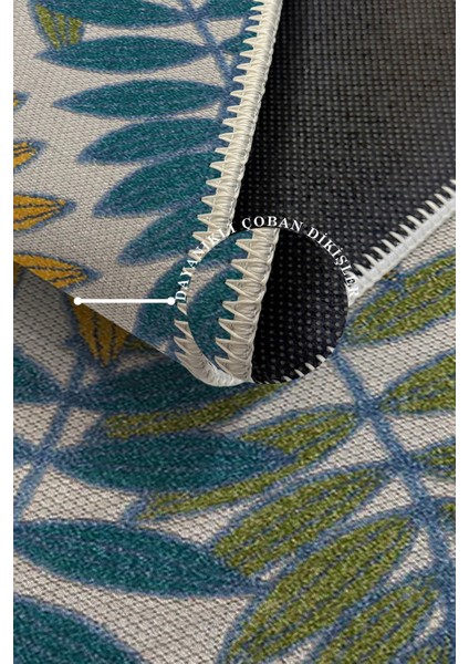 Modern Dekoratif Yıkanabilir Kaymaz Taban Halı – İnce, Yumuşak Salon Halısı, Mutfak Halısı ve Yolluk