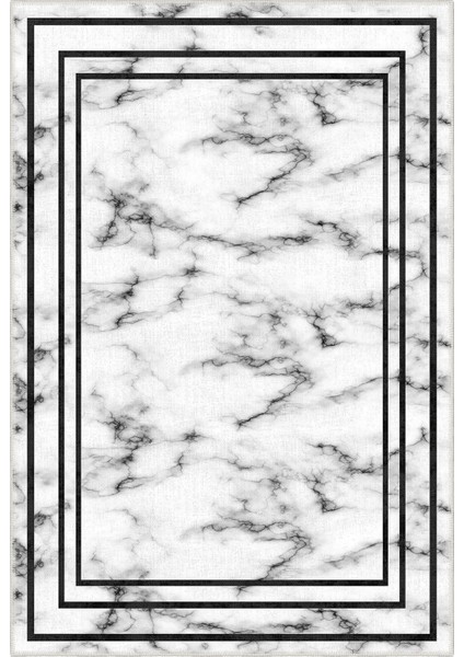 Modern Dekoratif Yıkanabilir Kaymaz Taban Halı – İnce, Yumuşak Salon Halısı, Mutfak Halısı ve Yolluk