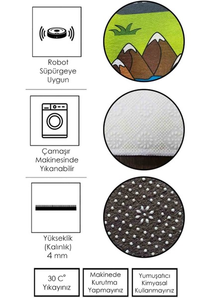 Modern Dekoratif Yıkanabilir Kaymaz Taban Halı – İnce, Yumuşak Salon Halısı, Mutfak Halısı ve Yolluk indirimleri