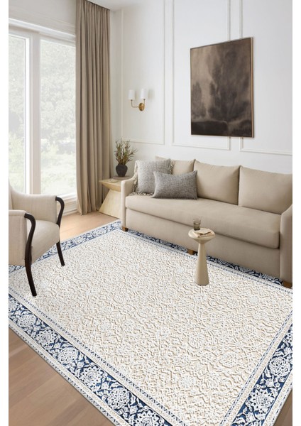 Modern Dekoratif Yıkanabilir Kaymaz Taban Halı – İnce, Yumuşak Salon Halısı, Mutfak Halısı ve Yolluk