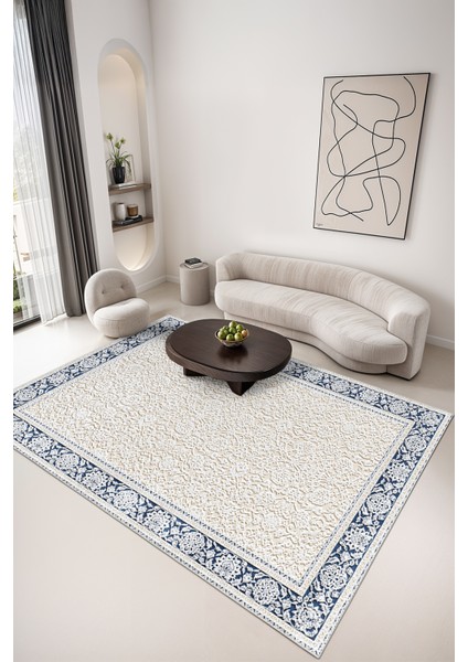 Modern Dekoratif Yıkanabilir Kaymaz Taban Halı – İnce, Yumuşak Salon Halısı, Mutfak Halısı ve Yolluk