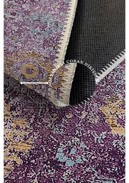 Halı Dekoratif Özel Tasarım Modern İnce Yıkanabilir 800 Gr /M2 Kaymaz Taban Trend Halı