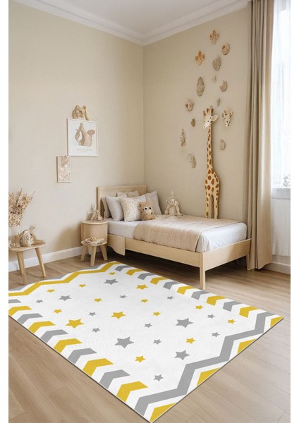 Modern Dekoratif Yıkanabilir Kaymaz Taban Halı – İnce, Yumuşak Salon Halısı, Mutfak Halısı ve Yolluk