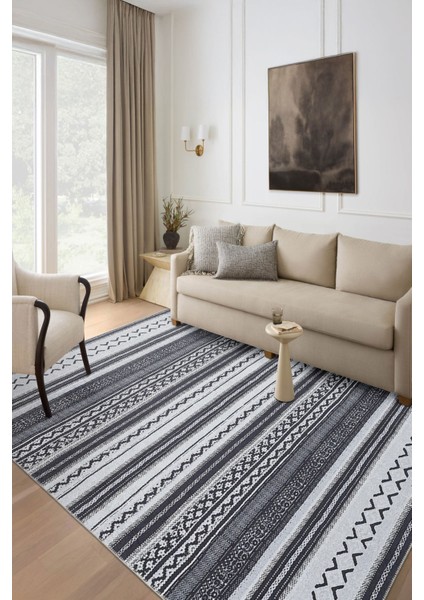 Modern Dekoratif Yıkanabilir Kaymaz Taban Halı – İnce, Yumuşak Salon Halısı, Mutfak Halısı ve Yolluk