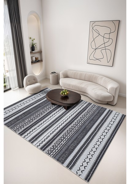 Modern Dekoratif Yıkanabilir Kaymaz Taban Halı – İnce, Yumuşak Salon Halısı, Mutfak Halısı ve Yolluk
