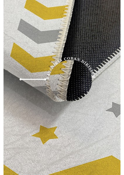 Modern Dekoratif Yıkanabilir Kaymaz Taban Halı – İnce, Yumuşak Salon Halısı, Mutfak Halısı ve Yolluk