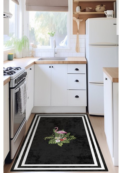 Modern Dekoratif Yıkanabilir Kaymaz Taban Halı – İnce, Yumuşak Salon Halısı, Mutfak Halısı ve Yolluk