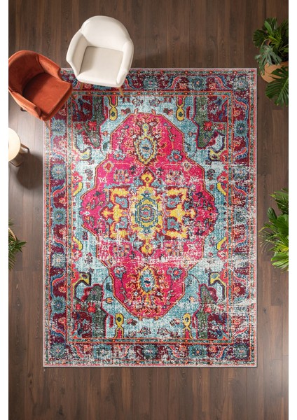 Modern Dekoratif Yıkanabilir Kaymaz Taban Halı – İnce, Yumuşak Salon Halısı, Mutfak Halısı ve Yolluk