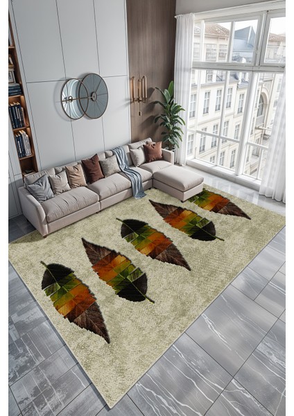 Modern Dekoratif Yıkanabilir Kaymaz Taban Halı – İnce, Yumuşak Salon Halısı, Mutfak Halısı ve Yolluk