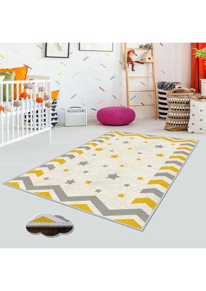 Modern Dekoratif Yıkanabilir Kaymaz Taban Halı – İnce, Yumuşak Salon Halısı, Mutfak Halısı ve Yolluk