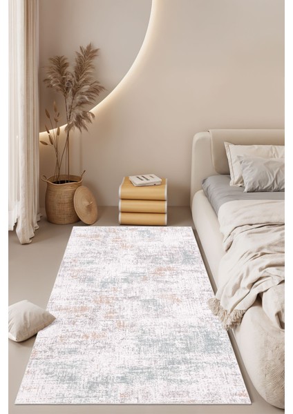 Modern Dekoratif Yıkanabilir Kaymaz Taban Halı – İnce, Yumuşak Salon Halısı, Mutfak Halısı ve Yolluk