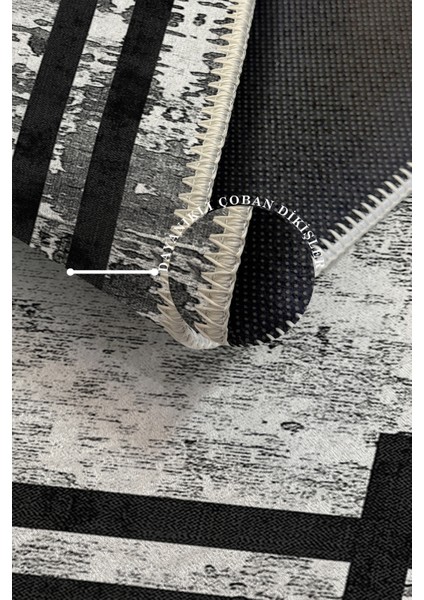 Modern Dekoratif Yıkanabilir Kaymaz Taban Halı – İnce, Yumuşak Salon Halısı, Mutfak Halısı ve Yolluk