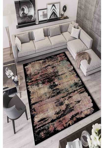 Modern Dekoratif Yıkanabilir Kaymaz Taban Halı – İnce, Yumuşak Salon Halısı, Mutfak Halısı ve Yolluk