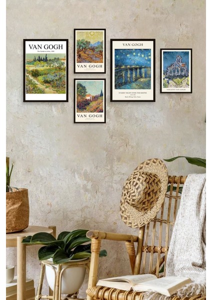 Van Gogh 5'li Tablo modelleri