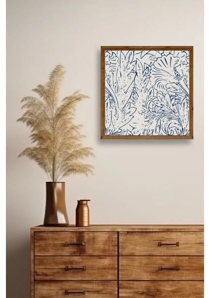 Yaprak Ahşap Çerçeveli Tablo fiyatları