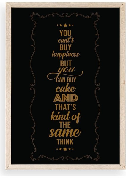 Modern Ahşap Çerçeveli Tablo