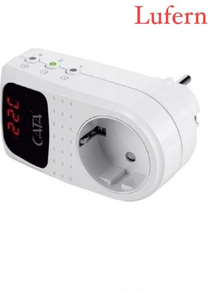 Premium Dijital Akım Korumalı Tekli Priz Tv Bilgisayar LED Göstergeli Ekran Çocuk 4000 Watt Güvenli fırsatları