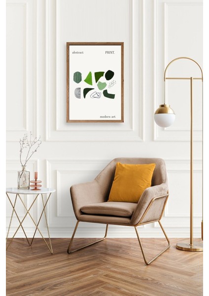 Soyut Ahşap Çerçeveli Tablo fiyatları