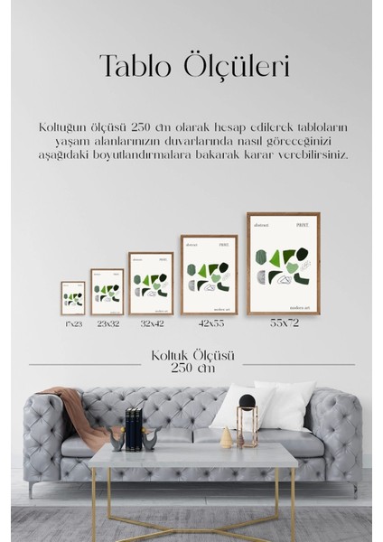 Soyut Ahşap Çerçeveli Tablo indirimleri