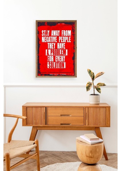 Motto Ahşap Çerçeveli Tablo modelleri