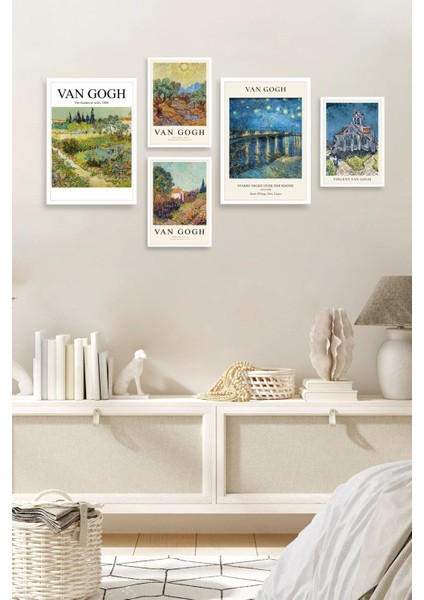 Van Gogh 5'li Tablo