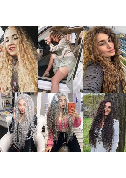 Brazilian Afro Dalgası Saç / Siyah / Bakır Ombreli fiyatları