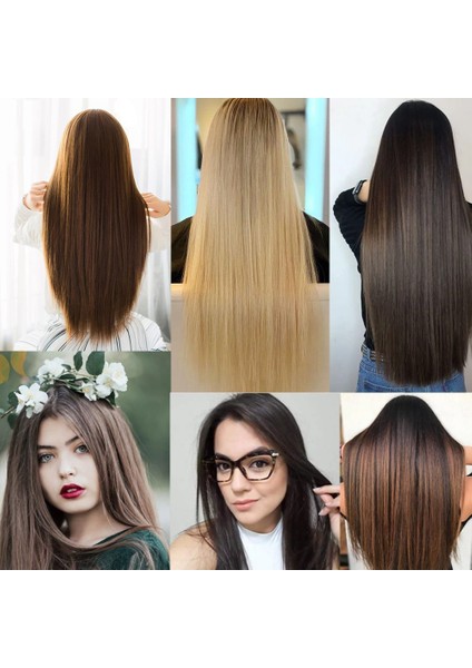 Fiber Sentetik Düz Yarım Ay + 2 Yan Çıt Çıt / Siyah modelleri