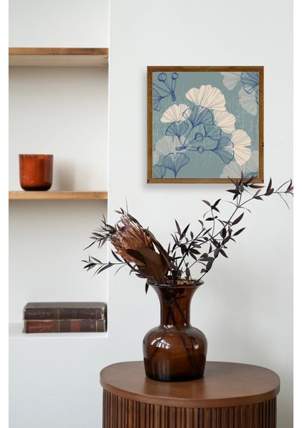 Çiçek Ahşap Çerçeveli Tablo modelleri