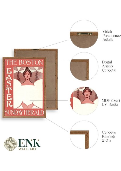 E. Reed Ahşap Çerçeveli Tablo fırsatları