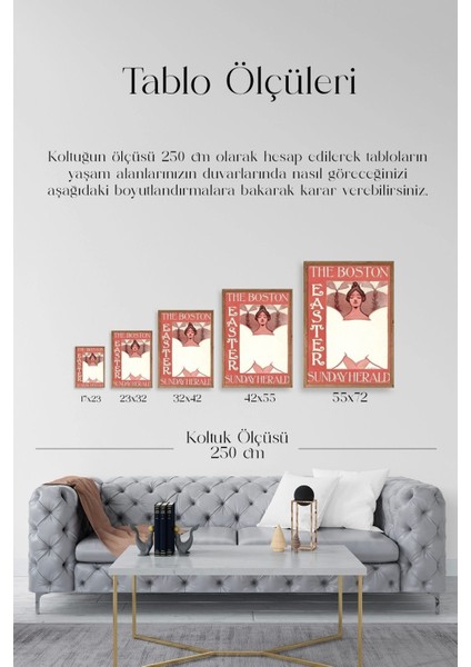 E. Reed Ahşap Çerçeveli Tablo indirimleri