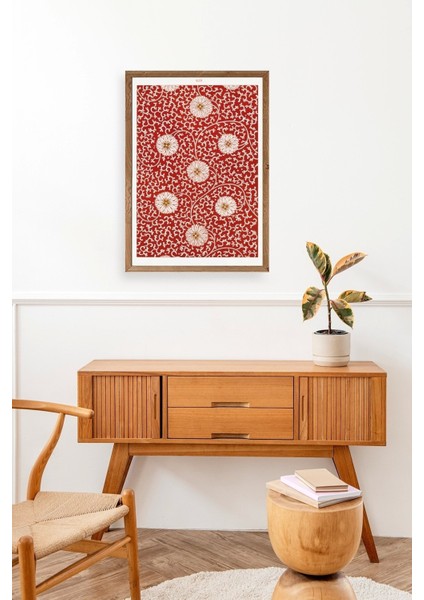 Çiçekler Ahşap Çerçeveli Tablo modelleri