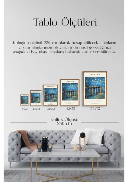 Van Gogh Ahşap Çerçeveli Tablo indirimleri