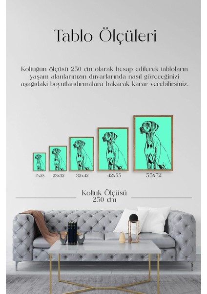 Köpek Ahşap Çerçeveli Tablo indirimleri