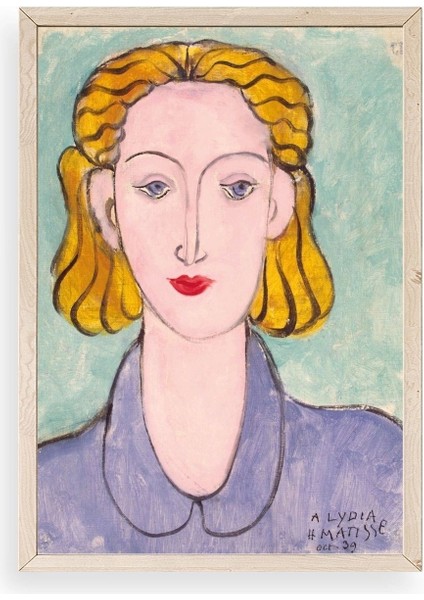 Henri Matisse Ahşap Çerçeveli Tablo