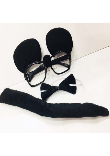 Mickey Mouse Gözlüğü Papyonu Kuyruğu Seti fiyatları