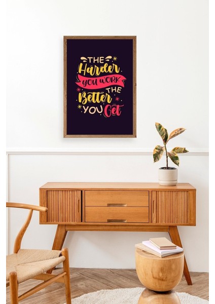 Motto Ahşap Çerçeveli Tablo modelleri